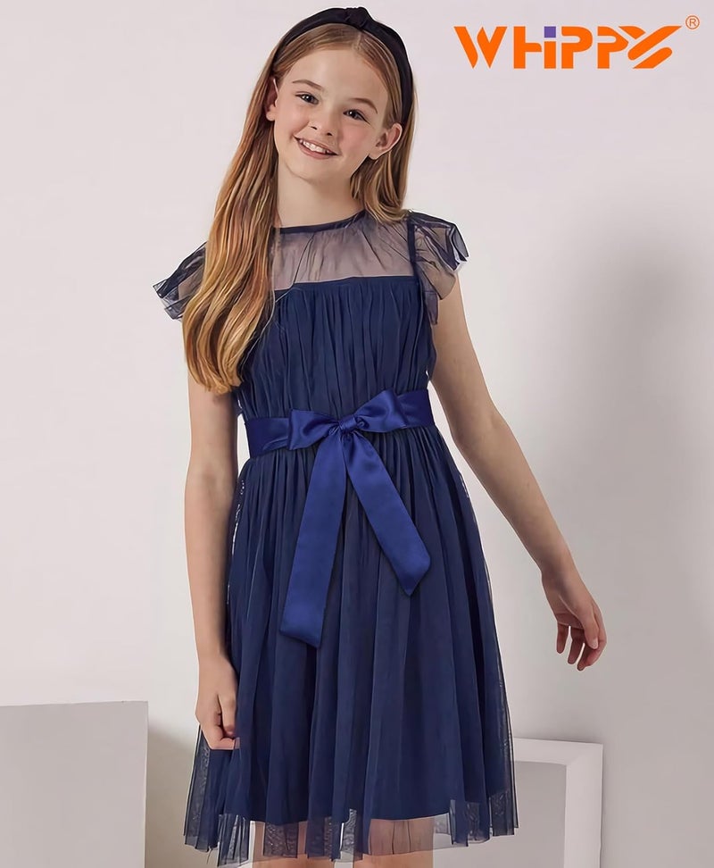 WHIPPY Sash Belt for Girls Dress Kids Long Waist Belts for Wedding Party 2'' Wide - Image 3